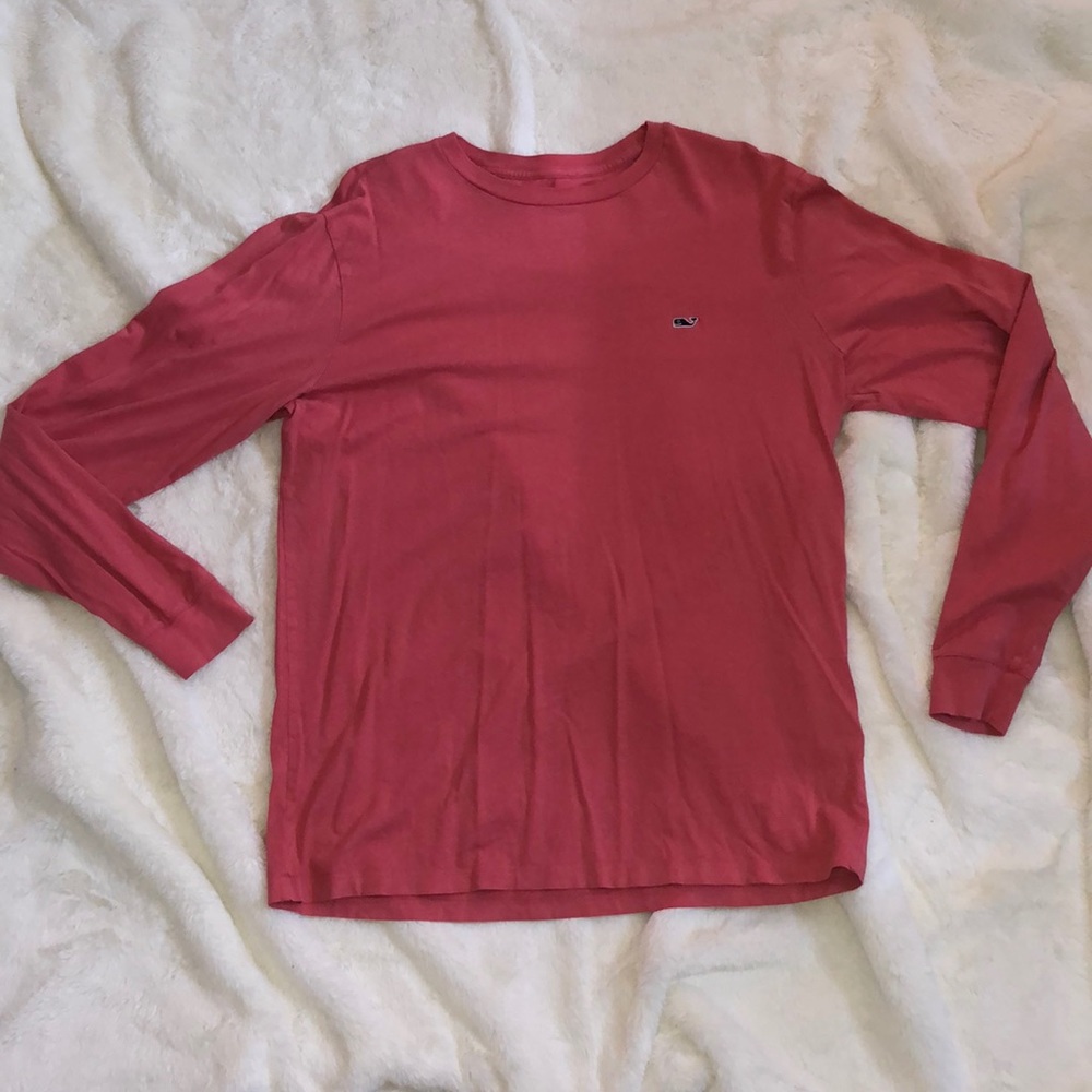 Vineyard vines, coral long sleeve